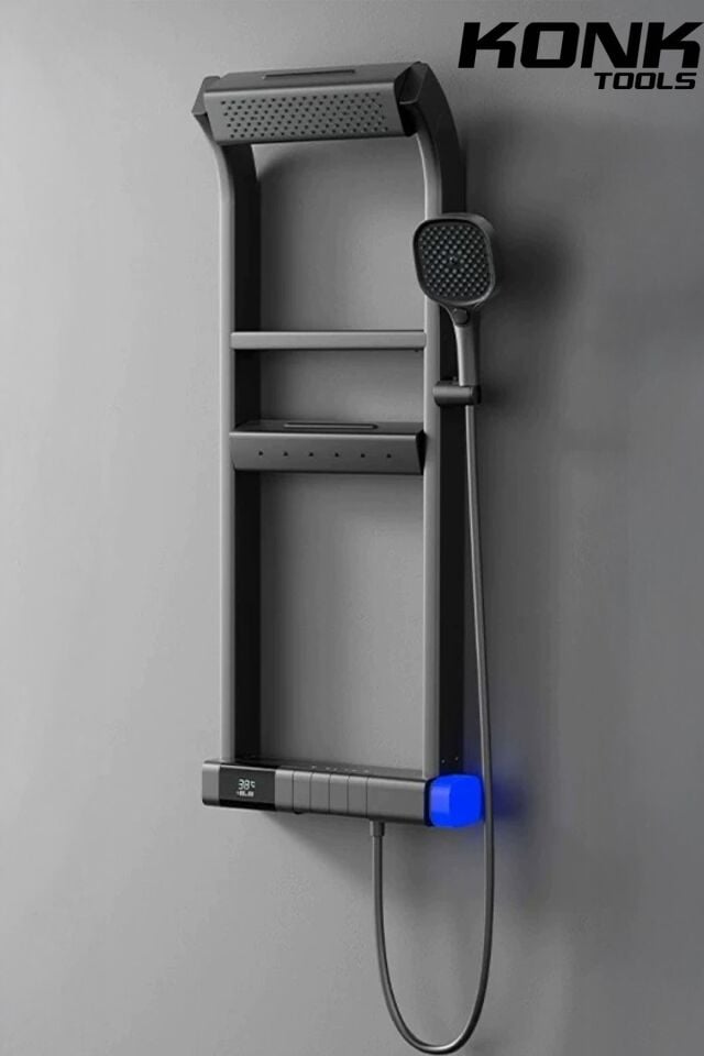 Lüks Dijital LED Ekranlı  Robot Duş Seti Lüks Şelale ve Yağmur Duş Sistemi